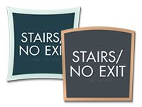 stairs/no exit
