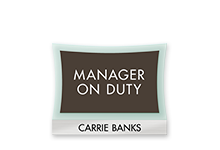 Manager On Duty Signs