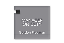 Manager on Duty Signs