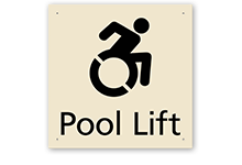 Pool Lift Signs
