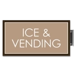 2-Line Perpendicular Overhead Sign