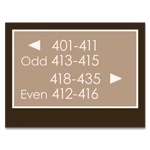 4-Line Directional Sign