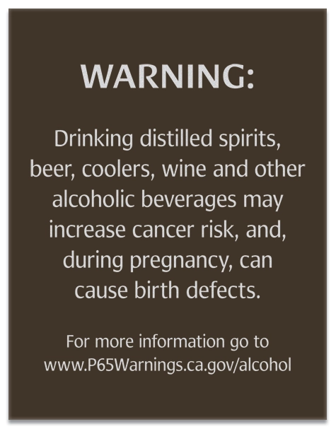 Alcohol Warning Sign: Pregnancy and Birth Defects