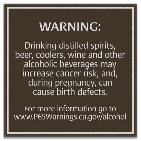 Alcohol Warning Sign: Pregnancy and Birth Defects