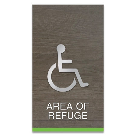Area of Refuge Sign - ISA Symbol