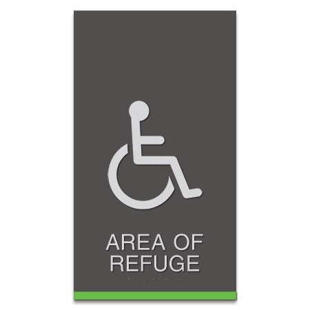 Area of Refuge Sign - ISA Symbol