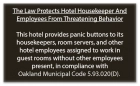 CA Housekeeper Protection Notice - 3 Pack - Acrylic