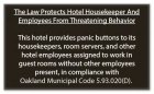 CA Housekeeper Protection Notice  - 3 Pack - Celtec
