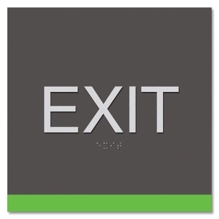 Exit Egress Sign - CA Compliant