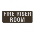 Fire Riser Room Label