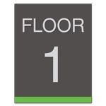 Floor Indicator Sign