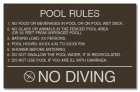 Florida Pool Rules Sign