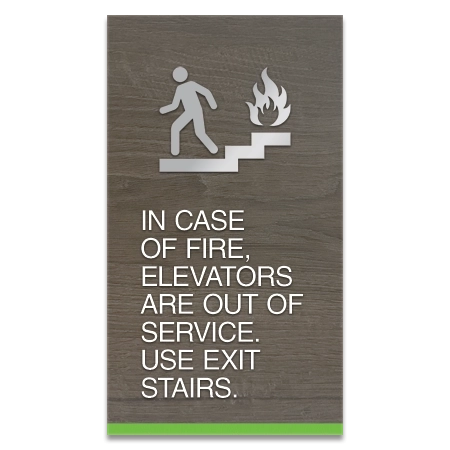 In Case of Fire, Elevators Are Out of Service...
