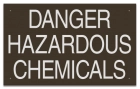 Indiana Hazardous Chemicals Sign