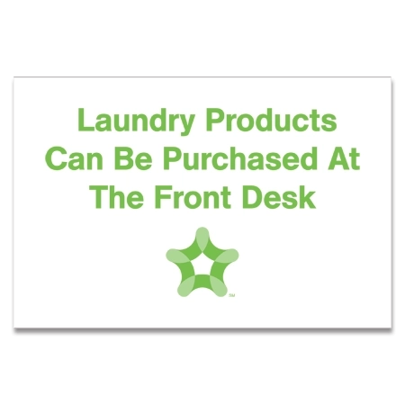 Laundry Products Informational Sign
