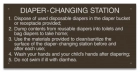 MAHC Diaper-Changing Station Signage