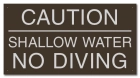 Maricopa County, Arizona No Diving Sign