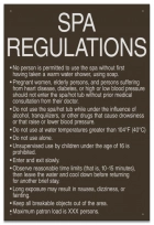 Nebraska Spa Regulations Sign