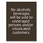 No Alcoholic Beverages To Be Sold - AL Code