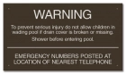 North Carolina Wading Pool Rules Sign
