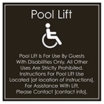 Pool Lift Rules w/ISA Symbol