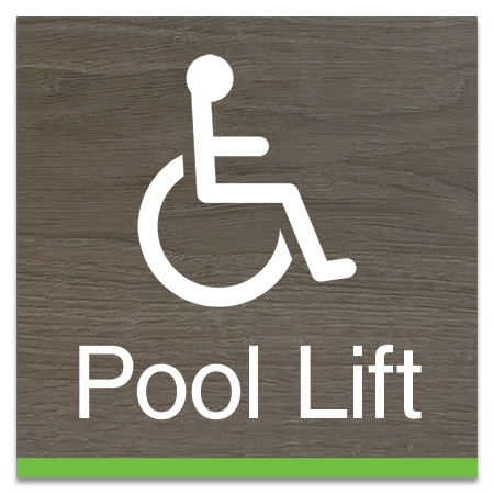 Pool Lift w/ISA Symbol