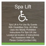 Spa Lift Rules w/ISA Symbol