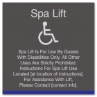 Spa Lift Rules w/ISA Symbol