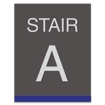 Stair Indicator Sign