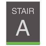 Stair Indicator Sign