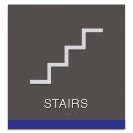 Stairs Sign w/Symbol