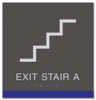 Stairway Exit Sign - DC Compliant