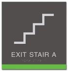 Stairway Exit Sign - DC Compliant