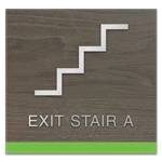 Stairway Exit Sign - DC Compliant