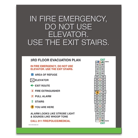Standard Elevator Evacuation Plans - NYC Compliant