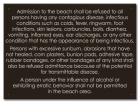 State Pool Sign - Beach Rules - Illinois Compliant