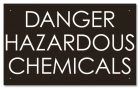 State Pool Sign - Hazardous Chemicals - Indiana Compliant