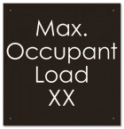 State Pool Sign - Max Occupancy - California