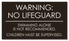 State Pool Sign - No Lifeguard - Ohio Compliant