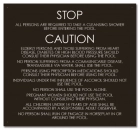 State Pool Sign - Pool Rules and Regulations - Mobile, AL Compliant