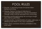 State Pool Sign - Pool Rules - Idaho Compliant