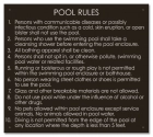 State Pool Sign - Pool Rules - Michigan Compliant