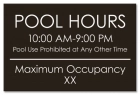State Pool Sign - Pool Rules - New York Compliant
