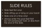 State Pool Sign - Pool Rules - Oregon Compliant