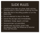 State Pool Sign - Pool Rules - Oregon Compliant