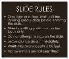 State Pool Sign - Slide Rules - Minnesota Compliant