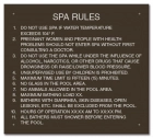State Pool Sign - Spa Rules - Alabama Compliant