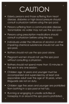 State Pool Sign - Spa Rules - Utah Compliant