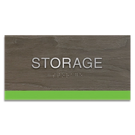 "Storage" Sign