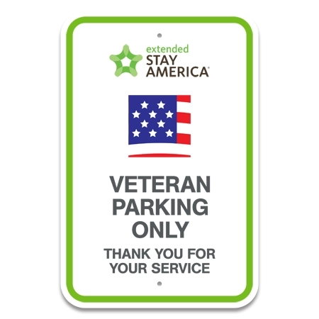 Veteran Parking Sign